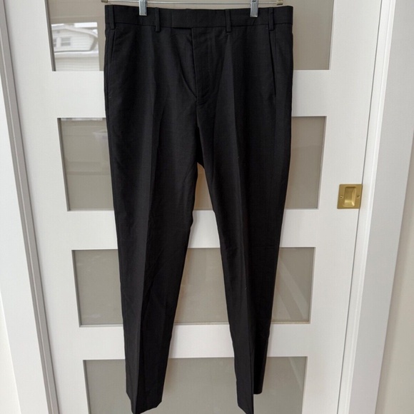 Louis Vuitton Uniforms Cigaret Pants Virgin Wool Flat Front Mens EU 50 US 32 x31 - Picture 1 of 4